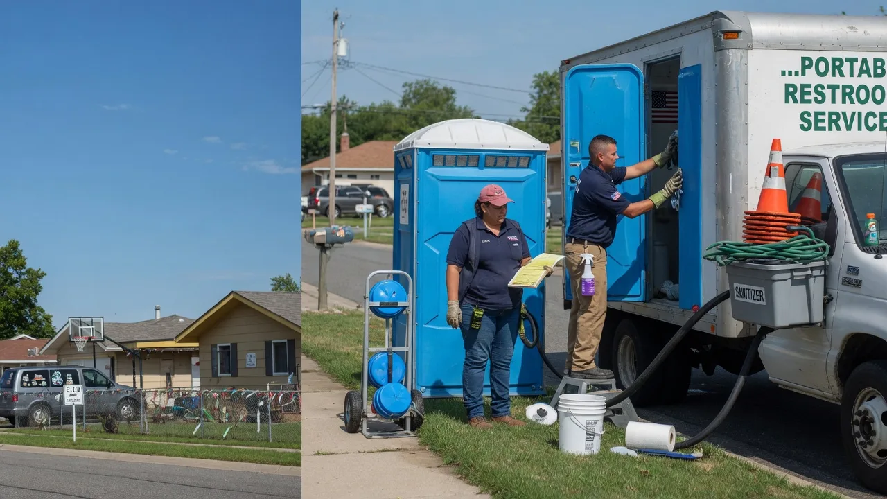 Portable Toilet Rental in Castleton, IL near me